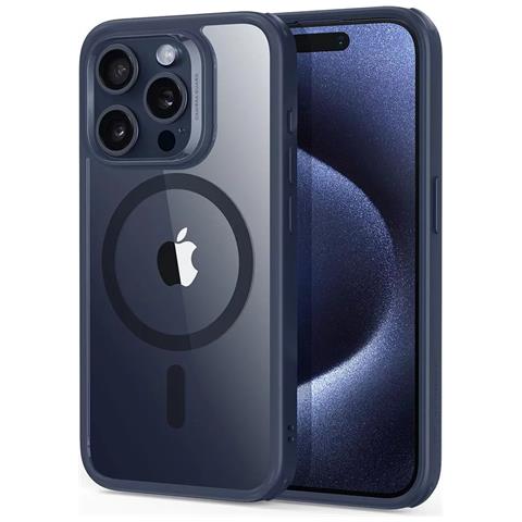 Cover Classic Hybrid Halolock Clear / Dark Blue - Foto 1