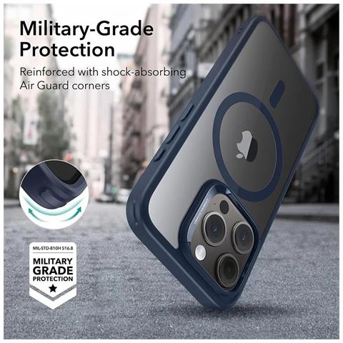 Cover Classic Hybrid Halolock Clear / Dark Blue - Foto 2