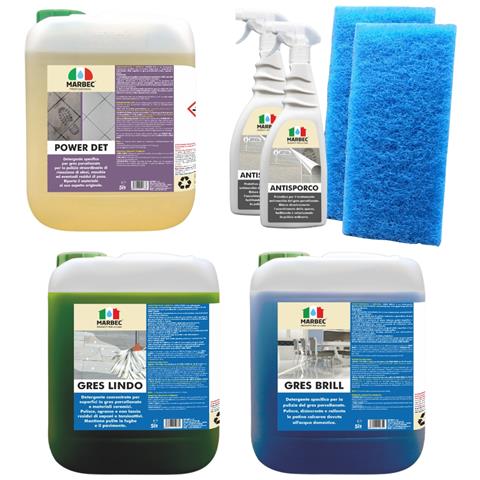 Kit Gres Kit Gres Grande - Kit Di Prodotti Per La Pulizia Dei Pavimenti In Gres Porcellanato - Foto 1