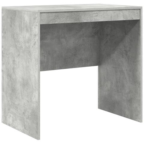 Scrivania in cemento grigio 80x50x76 cm legno ingegnerizzato - Foto 1