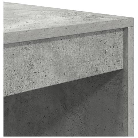 Scrivania in cemento grigio 80x50x76 cm legno ingegnerizzato - Foto 7