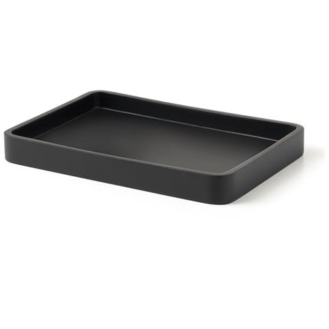 Vassoio Portaoggetti D’appoggio In Resina Br06 Serie Brenda Nero - Foto 1