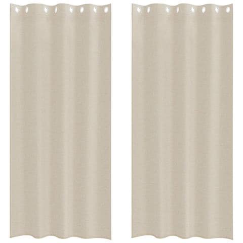 Tende con tende 2 pcs Sabbia Poliestere - Foto 1