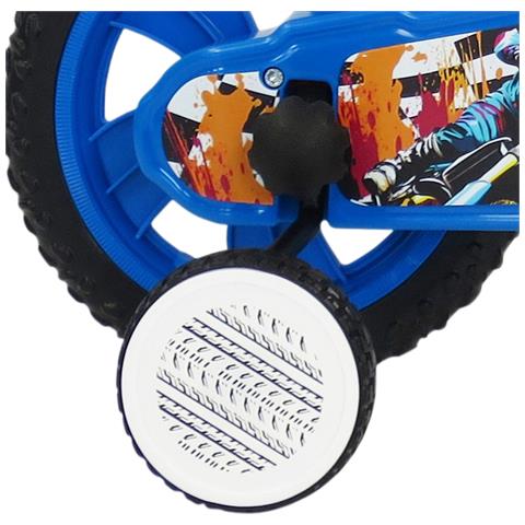 Sch Speed 12'' - Bicicletta Per Bambini (3-5 Anni), Ruote 12'', Telaio Acciaio, Con Accessori - Colore Rosso - Foto 2