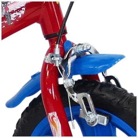 Sch Speed 12'' - Bicicletta Per Bambini (3-5 Anni), Ruote 12'', Telaio Acciaio, Con Accessori - Colore Rosso - Foto 6
