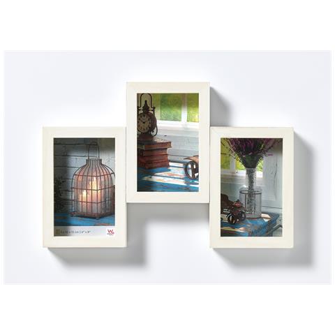 Rustic Cornice Da Galleria., 3 X 10x15 Cm, Bianco - Foto 1