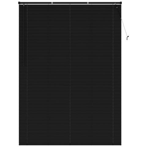 Tenda Veneziana Regolabile Nero 213 x 160 cm PVC - Foto 1