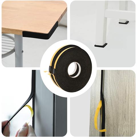 Nastro adesivo in schiuma 2 pcs Nero 20mm x 10m Schiuma CR - Foto 2