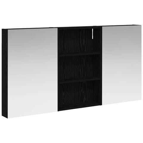 Set di Armadi da Bagno con porta 3 pcs 120 x 10,5 x 60,5 cm - Foto 1