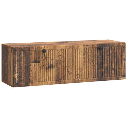 Mobile Porta TV da Muro Legno antico 98 x 31 x 30 cm - Foto 1
