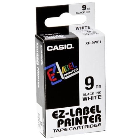 nastro 9mm x 8mt nero su bianco - Foto 3