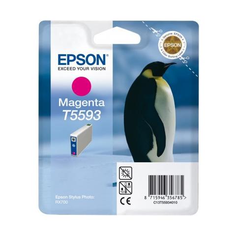 C13T55934010 Cartuccia Ink Originale Magenta RX700 Capacità 400 Pagine - Foto 1