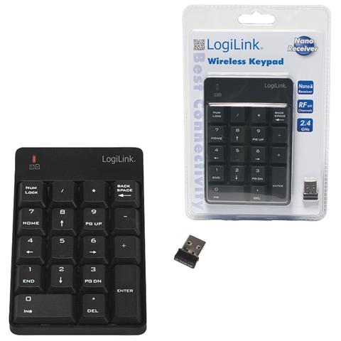 IDATA KP-10W - Tastierino Wireless 18 Tasti Nero - Foto 4