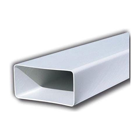 Tubo Per Cappa Areazione Rettangolare 12 X 6 In Pvc Lungo 150 Cm First - Foto 2