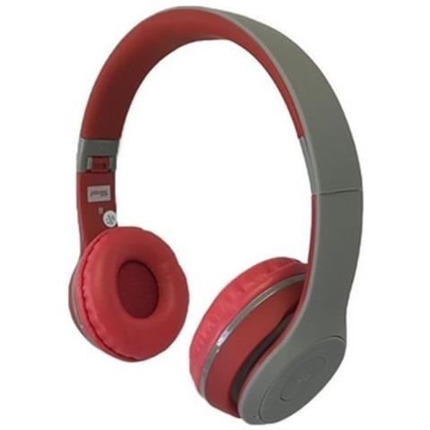 Auricolari Bluetooth Con Microfono Freestyle Fh0915gr Rosso Grigio - Foto 1
