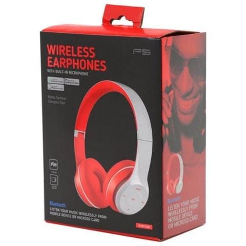Auricolari Bluetooth Con Microfono Freestyle Fh0915gr Rosso Grigio - Foto 2