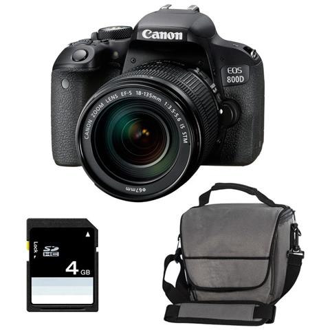 Eos 800D + 18-135 Stm Ha + Borsa + 4Gb Sd - Foto 1