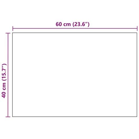Specchio Da Parete Rettangolare 60x40cm In Vetro - Foto 2