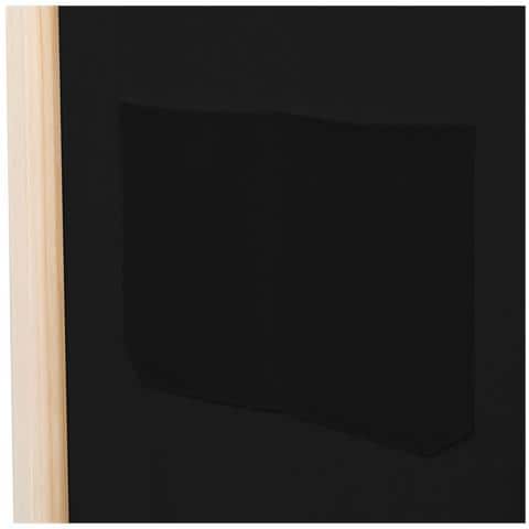 Divisorio A 4 Pannelli Nero 160x170x4 Cm In Tessuto - Foto 8