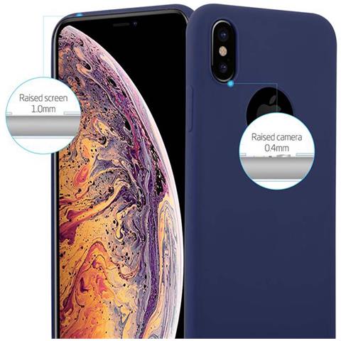 Custodia Compatibile Con Apple Iphone Xs Max In Candy Blu Scuro - Coperchio Protettivo In Silicone Tpu Flessibile - Foto 11
