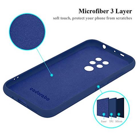 Custodia Compatibile Con Huawei Mate 20 In Liquid Blu - Coperchio Protettivo In Silicone Tpu Flessibile - Foto 2
