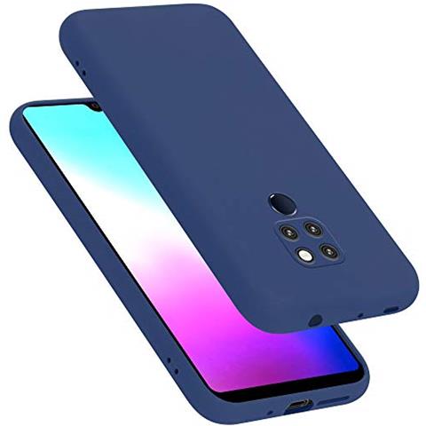 Custodia Compatibile Con Huawei Mate 20 In Liquid Blu - Coperchio Protettivo In Silicone Tpu Flessibile - Foto 1