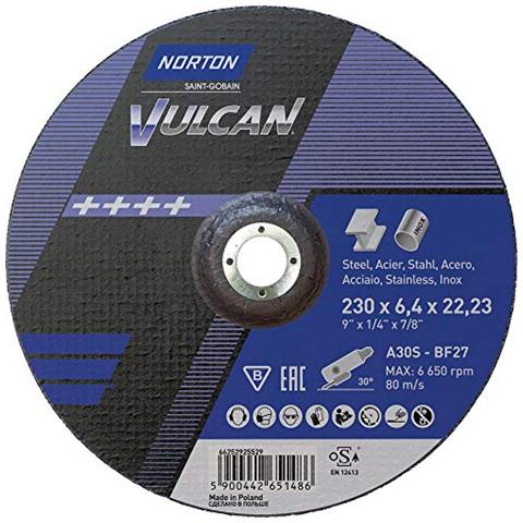 Disco Taglio Smerigliatrice Metallo Inox Diametro 230 6.4 X 22:23 - Foto 1