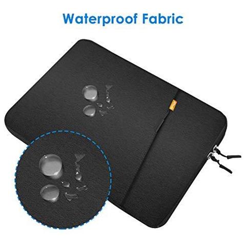 Notebook Compatibile Per 133 Pollici Notebook Tablet Tab Ipad Compatibile Con 13 Macbook Pro E Macbook Air Sacchetto Della Cassa Resistente Agli Urti Impermeabile Con Tasca Porta-accessori Nero - Foto 2