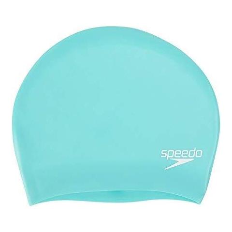 Adulti Unisex Capelli Lunghi Cuffia Da Nuoto Verde One Size - Foto 1