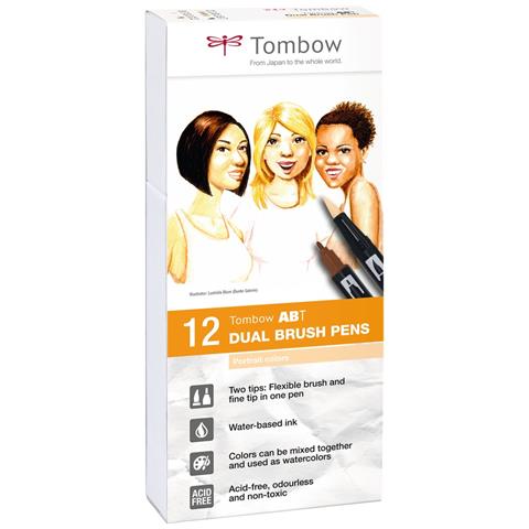 ABT evidenziatore 12 pz Pennello /punta sottile Multicolore - Foto 1