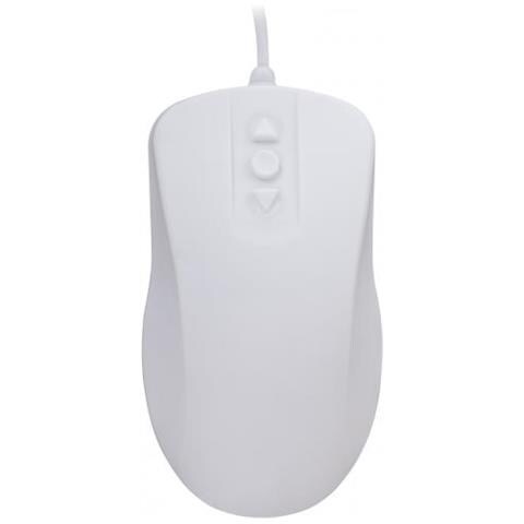 Mouse Igienico AK-PMH12 Ottico 2 Tasti 1000 DPI Colore Bianco - Foto 1