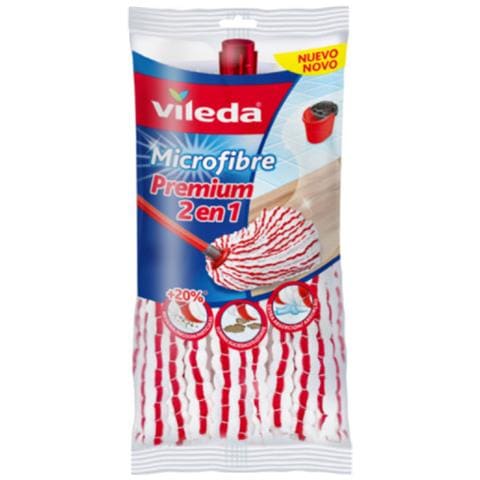 Mop In Microfibra 2 In 1 Con Testa Universale - Foto 1
