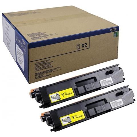 Tn-900ytwin Cartuccia Toner Originale Giallo 2 Pezzo (i) - Foto 1