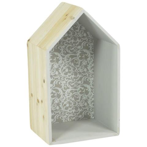 Casetta Stazione Meteorologica Con Mensola Per Chiavi - Made In Germany, Legno Stile Foresta Nera