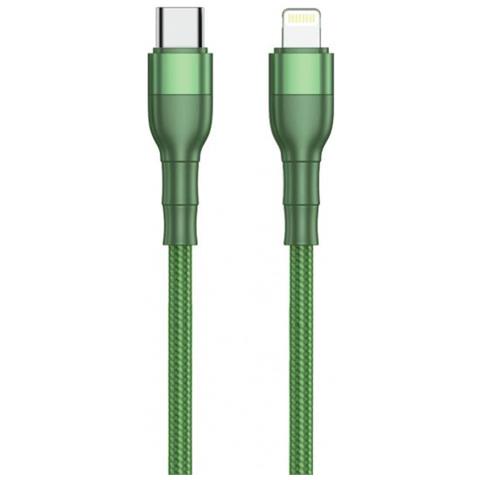 797312 Cavo Usb 1 M Usb C Lightning Verde - Foto 1