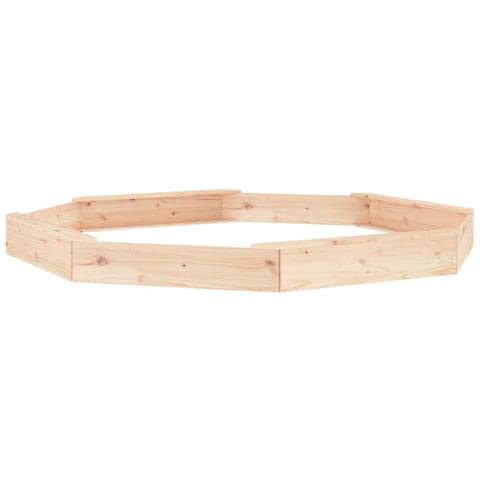 Sabbiera Con Sedute Ottagonale In Legno Massello Di Pino - Foto 2