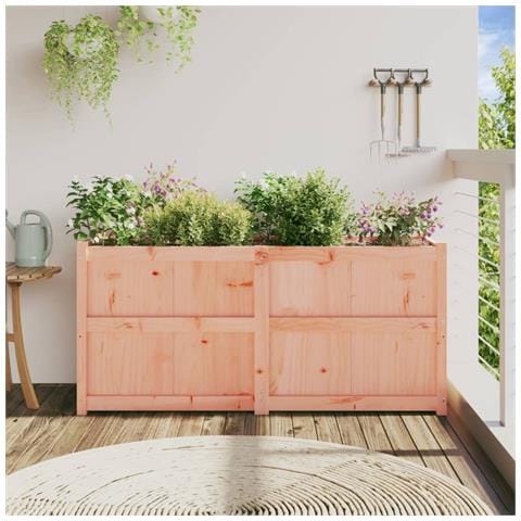 Fioriera Da Giardino 150x50x70 Cm In Legno Massello Di Douglas - Foto 3
