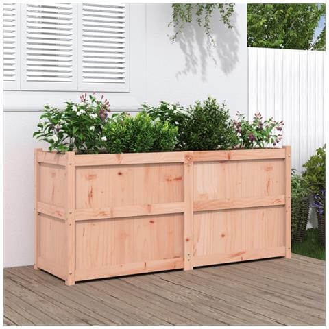 Fioriera Da Giardino 150x50x70 Cm In Legno Massello Di Douglas - Foto 1