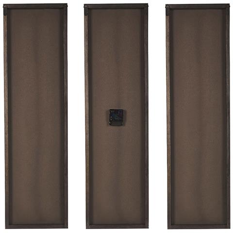 Orologio Da Parete Legno Chiaro E Nero 75 X 75 Cm Coatlan - Foto 2