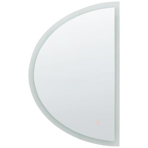 Specchio Da Bagno Con Luce Led Bezons 49 Cm 80 Cm Argento - Foto 2