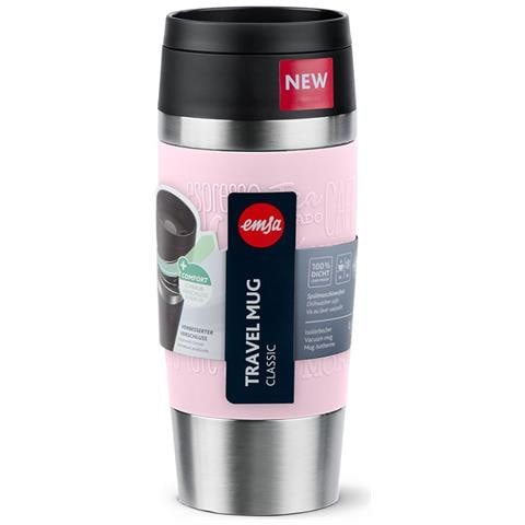 Travel Mug Classic 36 ml Rosa, Acciaio inox - Foto 5