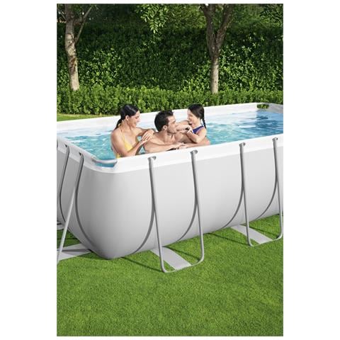 Piscina Power Steel Frame Rettangolare 412x201x122 Cm Bestway 56456 - Foto 2