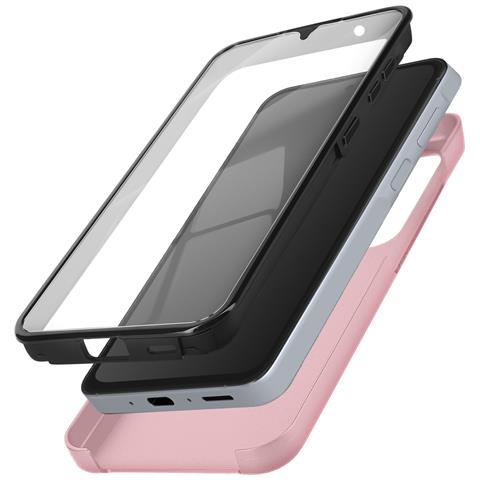 Cover 360° Per Samsung A55 Retro Rigido E Fronte Touchscreen - Foto 5