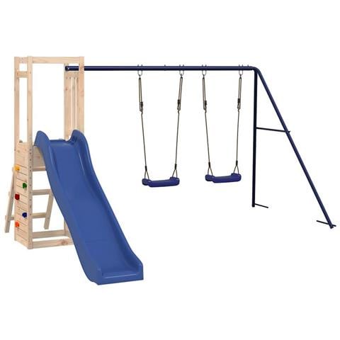 Set Da Gioco Da Esterno In Legno Massello Di Pino - Foto 1