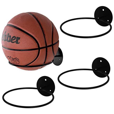 Supporto Per Palla Da Basket Leggero Con Montaggio A Parete Black - Foto 2