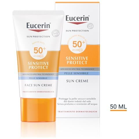 Sun Protection Sensitive Protect Crema Viso Solare Per Pelle Sensibile Spf50+ 50ml - Foto 1