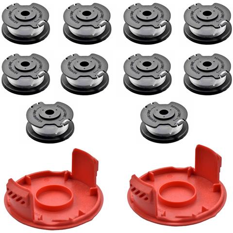 Set Di Bobina E Cappuccio Di Ricambio Per Tagliabordi Einhell 10-pack - Foto 1