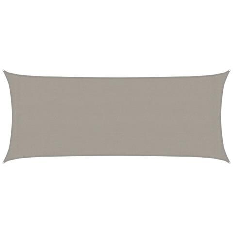 Vela Parasole 160 G /m Rettangolare Grigio Chiaro 2x5 M In Hdpe - Foto 1