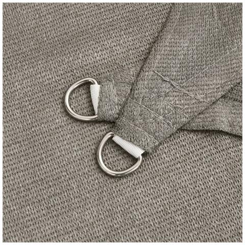 Vela Parasole 160 G /m Rettangolare Grigio Chiaro 2x5 M In Hdpe - Foto 10