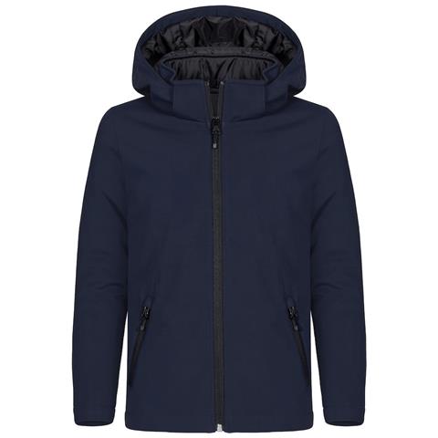 Padded Hoody Softshell Junior Blu Scuro 110/120 - Foto 1